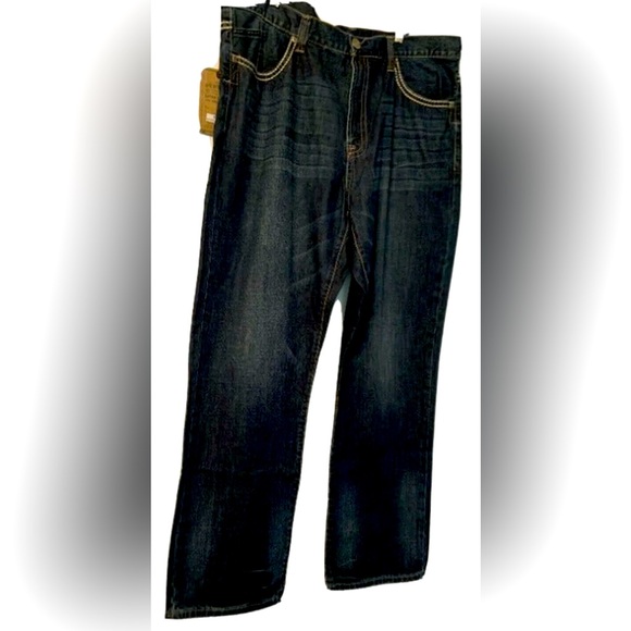 Stetson 1312 Modern Straight Leg Extra Quality Denim Jeans Corded Stitching Sz42 - Picture 1 of 15